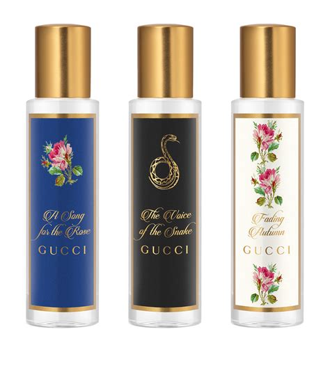 gucci miniature perfume set|gucci alchemist garden discovery set.